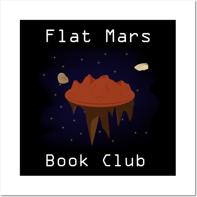 Flat Mars Book Club Wall Art by flatuniverseproject